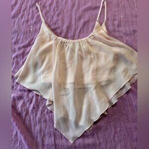 Wet Seal Blush Pink Sheer Camisole